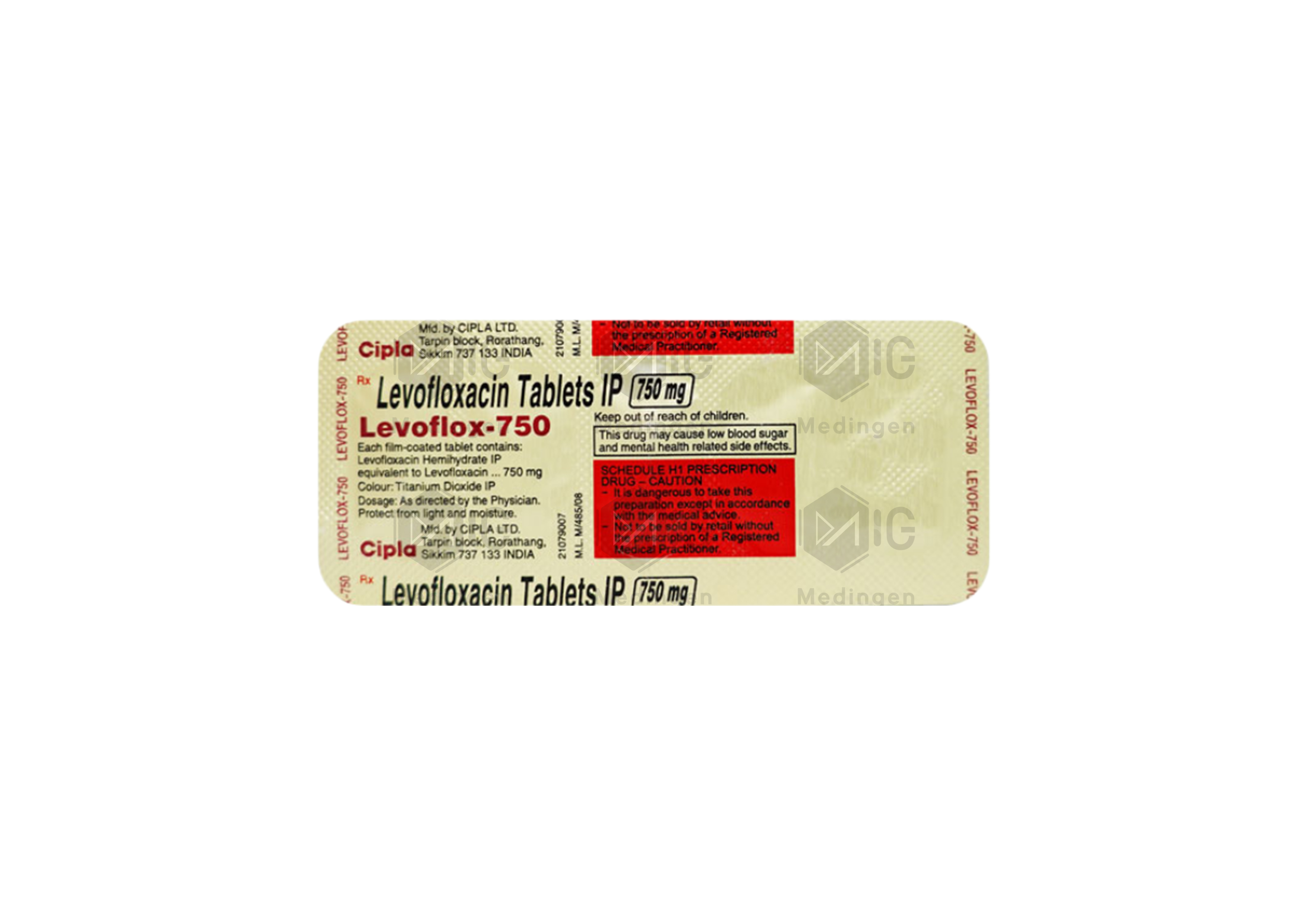LEVOFLOX 750MG